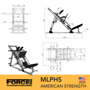 Force USA Monster Ultimate Leg Press Hack Squat Combo - Image 3