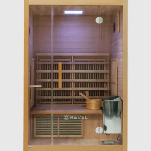 Revel NordicWave 3–4 Person Infrared Traditional Hybrid Sauna
